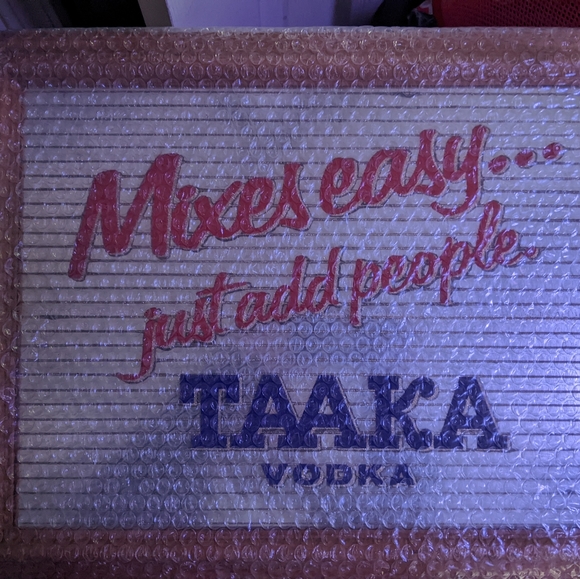 TAAKA Vodka mirror bar picture